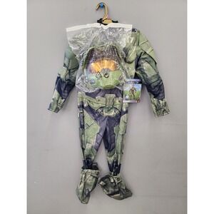 Disguise Boys Halo Infinite Master Chief Costume Green Polyester Size Small 4-6